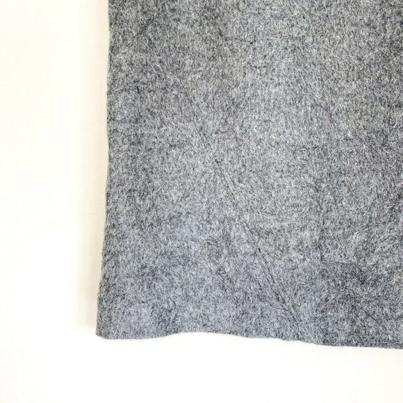 Nina Ricci Women's Size 44 US12 Large Gray Skirt Alpaca A-Line Silk Lined Mini - Picture 8 of 10